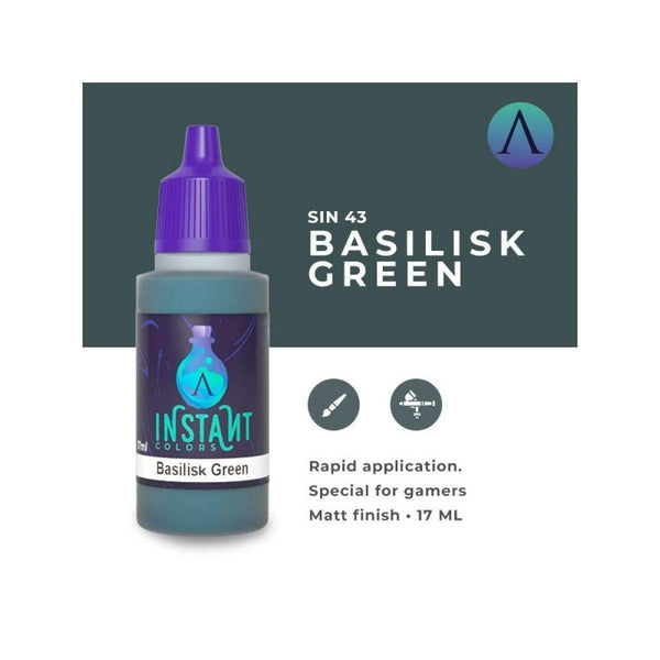 Scale 75 Instant Colors Basilisk Green 17ml - Gap Games