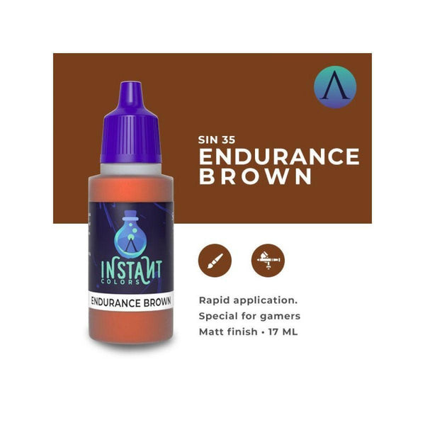 Scale 75 Instant Colors Endurance Brown 17ml - Gap Games