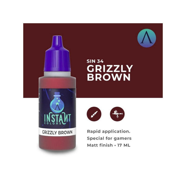 Scale 75 Instant Colors Grizzly Brown 17ml - Gap Games