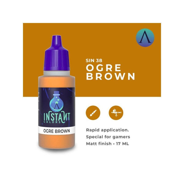 Scale 75 Instant Colors Ogre Brown 17ml - Gap Games