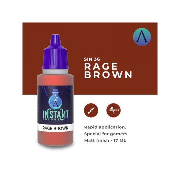 Scale 75 Instant Colors Rage Brown 17ml - Gap Games