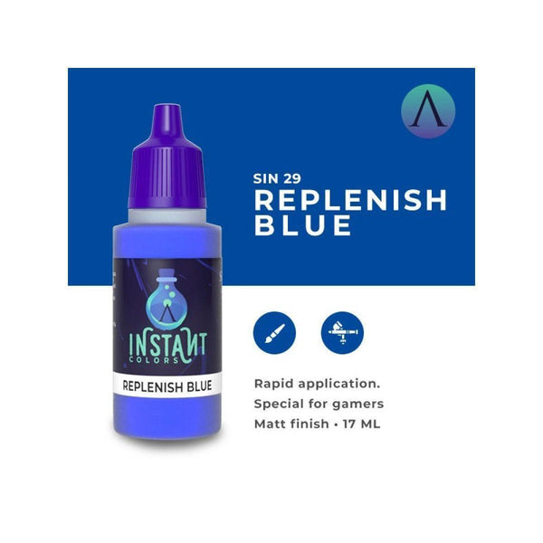 Scale 75 Instant Colors Replenish Blue 17ml - Gap Games