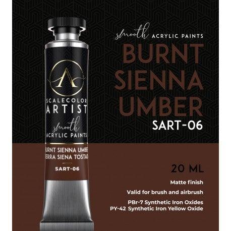 Scale 75 Scalecolor Artist Burnt Sienna Umber 20ml - Gap Games