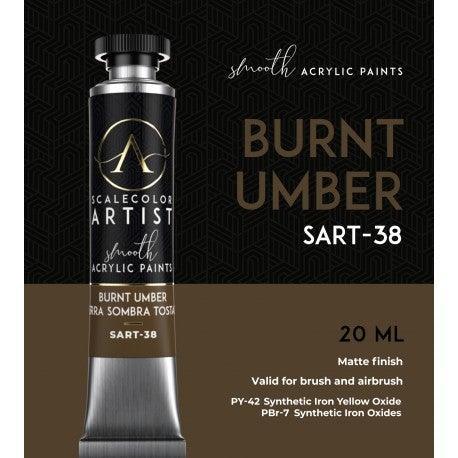 Scale 75 Scalecolor Artist Burnt Umber 20ml - Gap Games