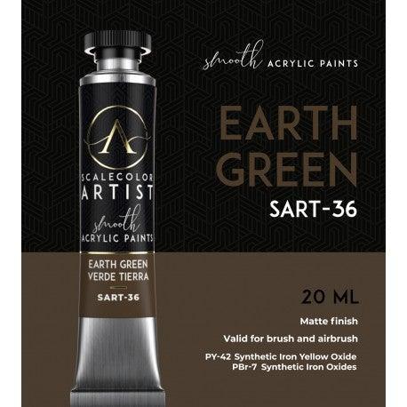 Scale 75 Scalecolor Artist Earth Green 20ml - Gap Games