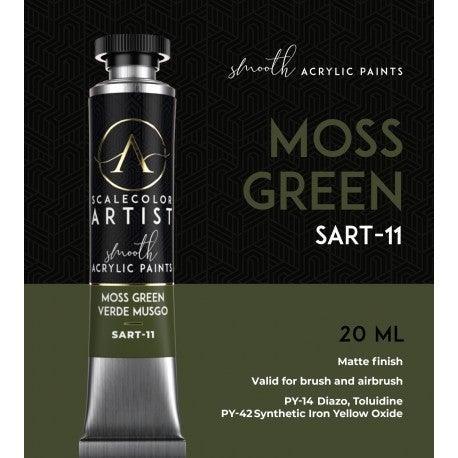 Scale 75 Scalecolor Artist Moss Green 20ml - Gap Games