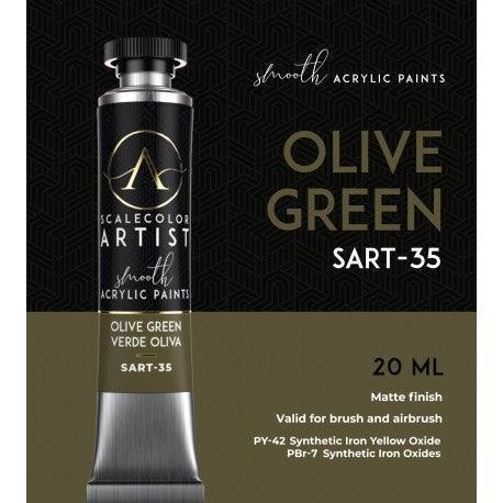 Scale 75 Scalecolor Artist Olive Green 20ml - Gap Games
