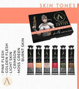Scale 75 Scalecolor Artist Skin Tones Paint Set - Gap Games