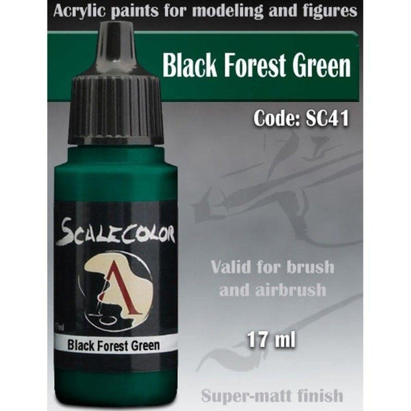 Scale 75 Scalecolor Black Forest Green 17ml - Gap Games
