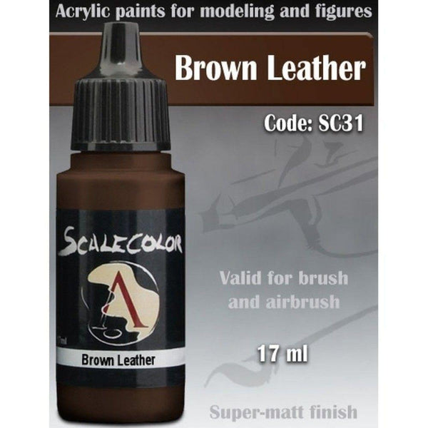 Scale 75 Scalecolor Brown Leather 17ml - Gap Games