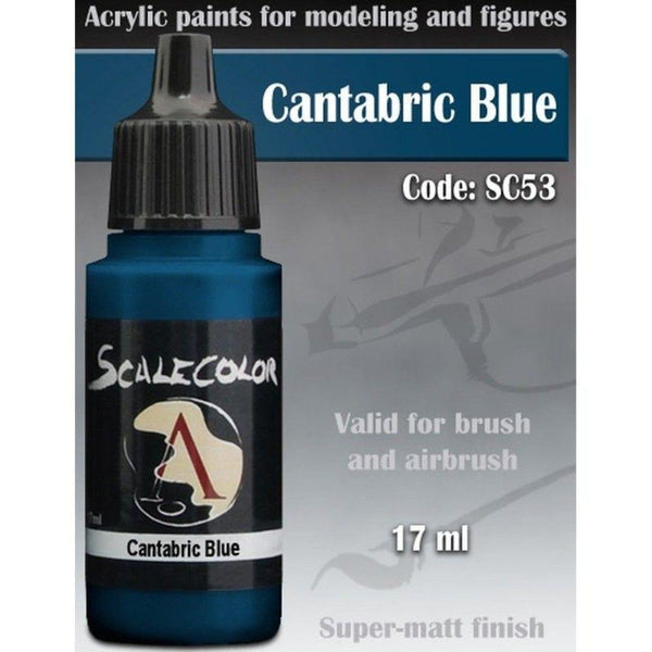 Scale 75 Scalecolor Cantabric Blue 17ml - Gap Games