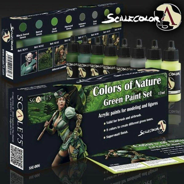 Scale 75 Scalecolor Colours and Nature Paint Set - Gap Games