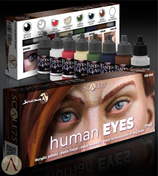 Scale 75 Scalecolor Human Eyes Paint Set - Gap Games