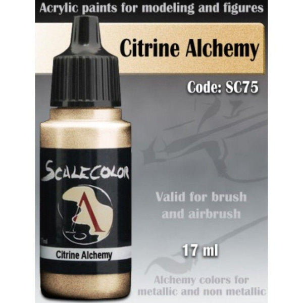 Scale 75 Scalecolor Metal n' Alchemy Citrine Alchemy 17ml - Gap Games