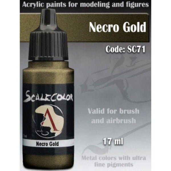 Scale 75 Scalecolor Metal n' Alchemy Necro Gold 17ml - Gap Games