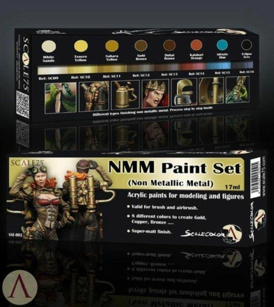 Scale 75 Scalecolor NMM Gold and Copper Paint Set - Gap Games