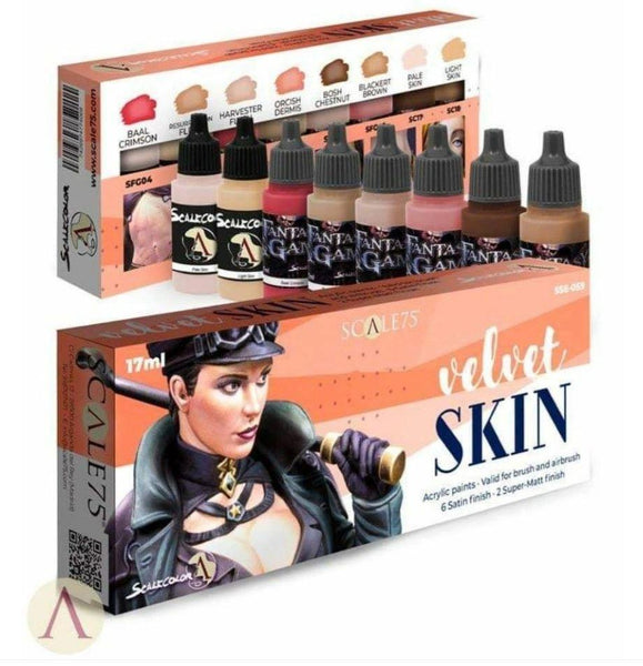 Scale 75 Scalecolor Velvet Skin Paint Set - Gap Games