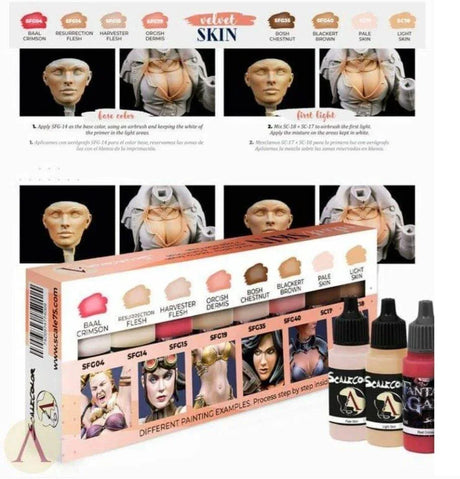 Scale 75 Scalecolor Velvet Skin Paint Set - Gap Games