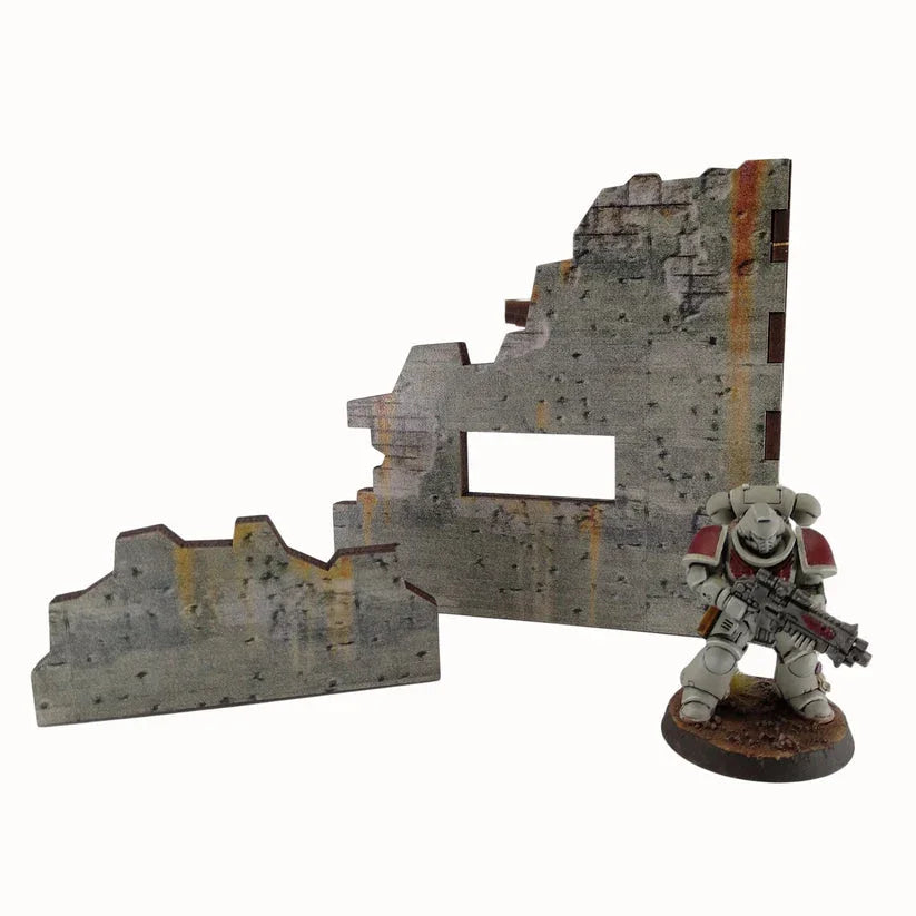 Battlefield Accessories: Scifi City Ruin 1 - 28mm (TTR)