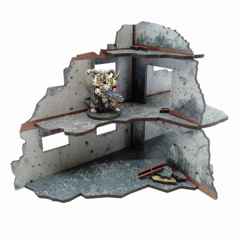 Battlefield Accessories: Scifi City Ruin 4 - 28mm (TTR)