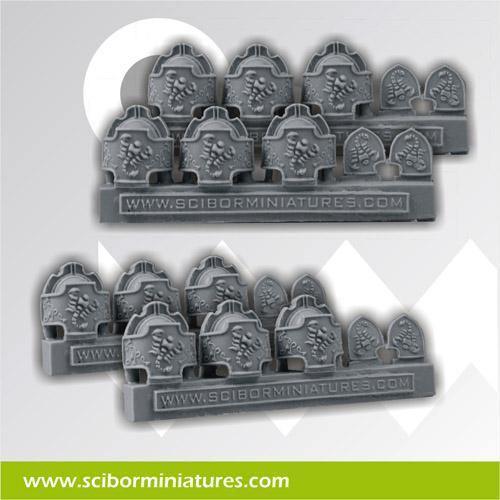 Scorpion Shoulder Pads (6) - Gap Games