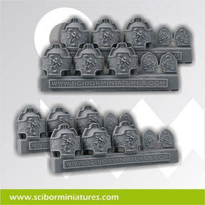 Scorpion Shoulder Pads (6) - Gap Games