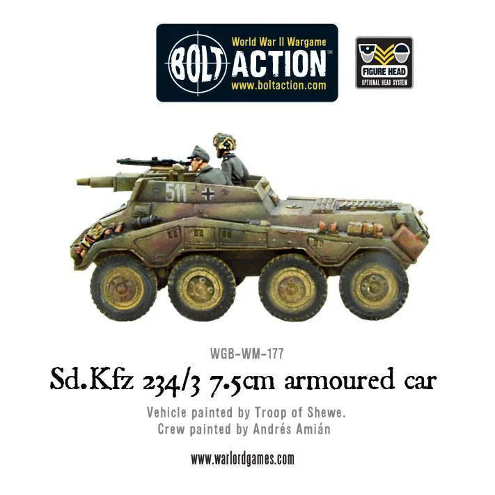 Sd.Kfz 234/3 7.5cm Armoured Car - Gap Games