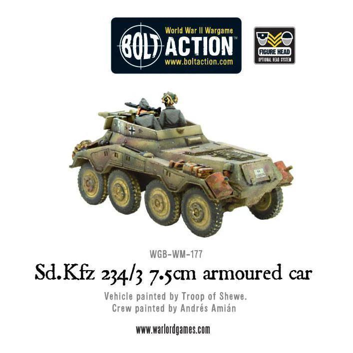 Sd.Kfz 234/3 7.5cm Armoured Car - Gap Games