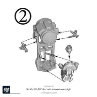 Sd.Kfz 251/20 Uhu With Infra-Red Searchlight - Gap Games