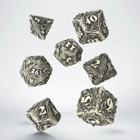 Q Workshop - Dracopolis - The Scandinavian Blackfang Dice Set 7