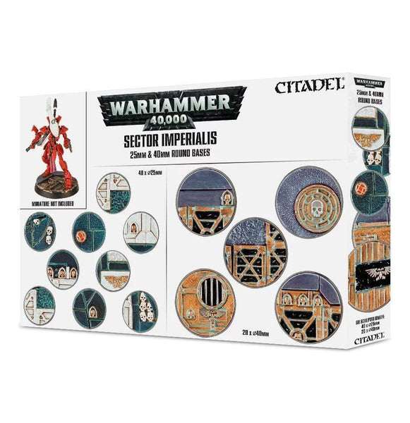 Sector Imperialis: 25 & 40mm Round bases - Gap Games