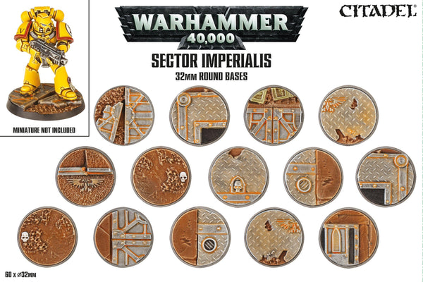 Sector Imperialis: 32mm Round bases - Gap Games
