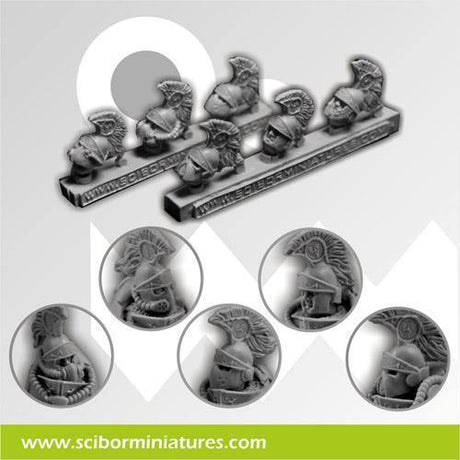 SF Roman Legionaries Helmets (6) - Gap Games
