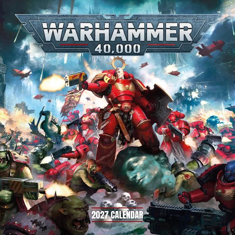 2027 Warhammer 40000 Wall Calendar
