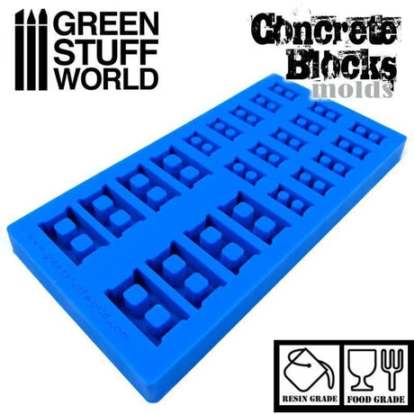 Silicone Molds - Concrete Bricks - Gap Games