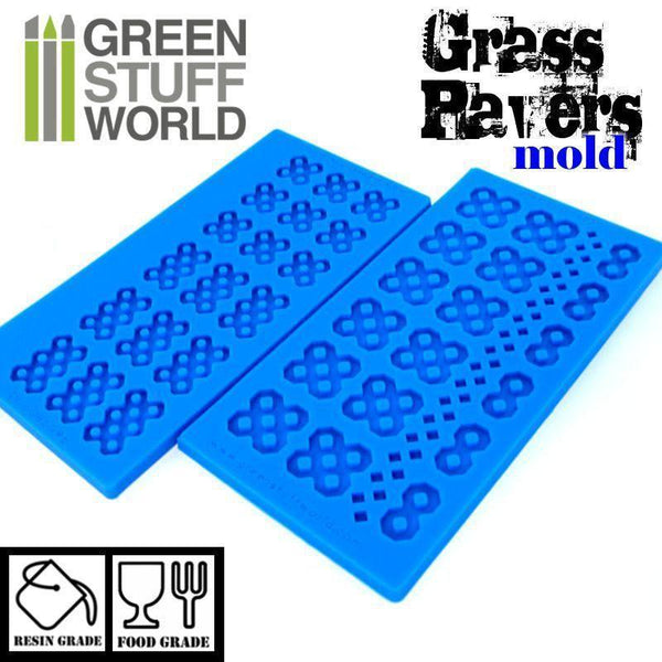 Silicone Molds - Grass Paver - Gap Games