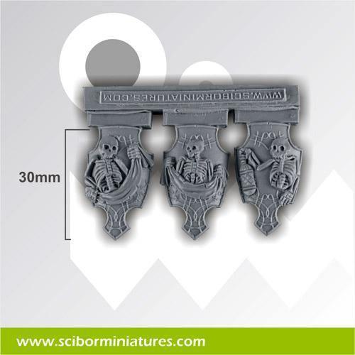 Skeletons Big Shields (3) - Gap Games