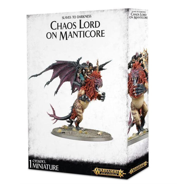 Slaves to Darkness: Chaos Sorcerer Lord on Manticore - Gap Games