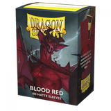 Sleeves - Dragon Shield - Box 100 - Blood Red MATTE - Gap Games