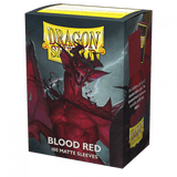 Sleeves - Dragon Shield - Box 100 - Blood Red MATTE - Gap Games