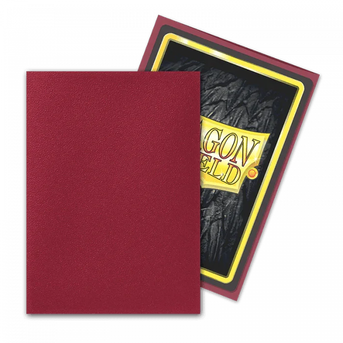 Sleeves - Dragon Shield - Box 100 - Blood Red MATTE - Gap Games
