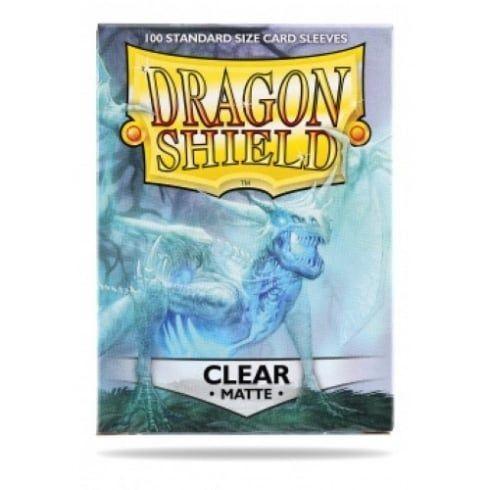 Sleeves - Dragon Shield - Box 100 - Clear MATTE - Gap Games
