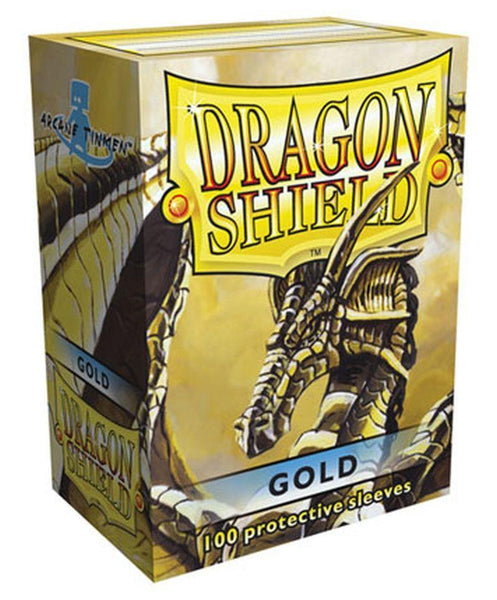 Sleeves - Dragon Shield - Box 100 - Gold - Gap Games