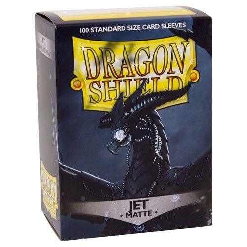 Sleeves - Dragon Shield - Box 100 - Jet MATTE - Gap Games