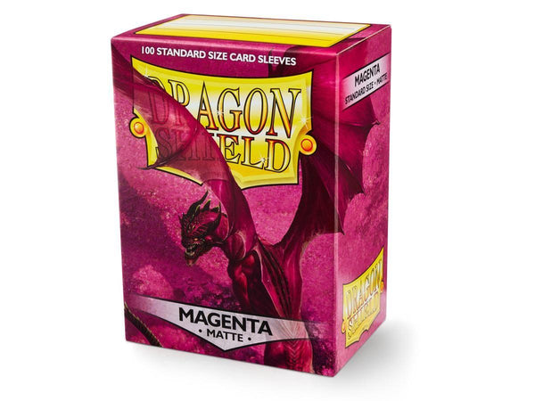 Sleeves - Dragon Shield - Box 100 - Magenta MATTE - Gap Games