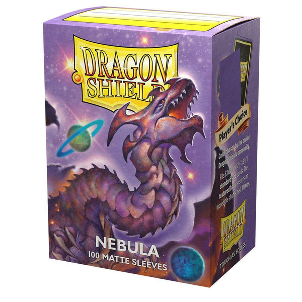 Sleeves - Dragon Shield - Box 100 - Nebula Purple MATTE - Gap Games