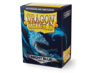 Sleeves - Dragon Shield - Box 100 - Night Blue MATTE - Gap Games