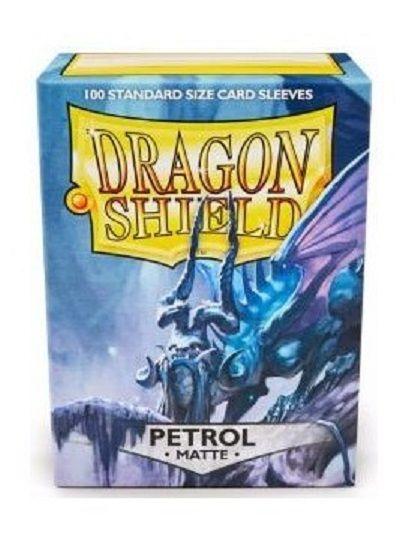 Sleeves - Dragon Shield - Box 100 - Petroleum MATTE - Gap Games