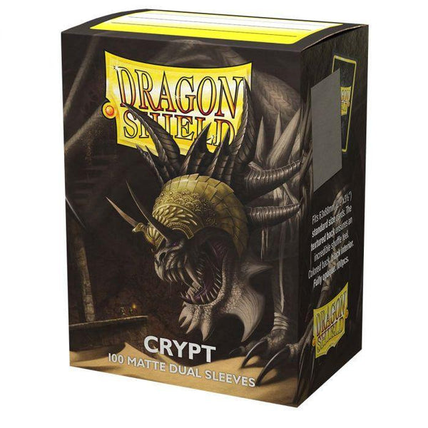 Sleeves - Dragon Shield - Box 100 - Standard Size Dual Matte Crypt Neonen - Gap Games