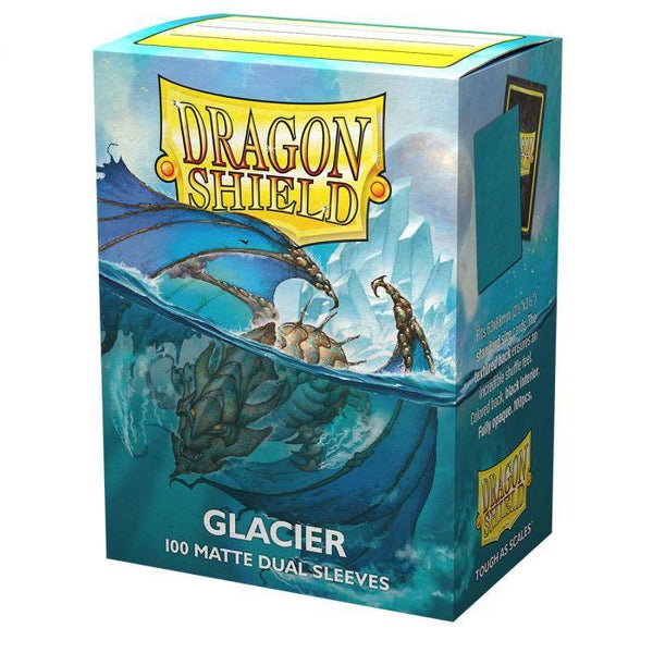 Sleeves - Dragon Shield - Box 100 - Standard Size Dual Matte Glacier Minion - Gap Games